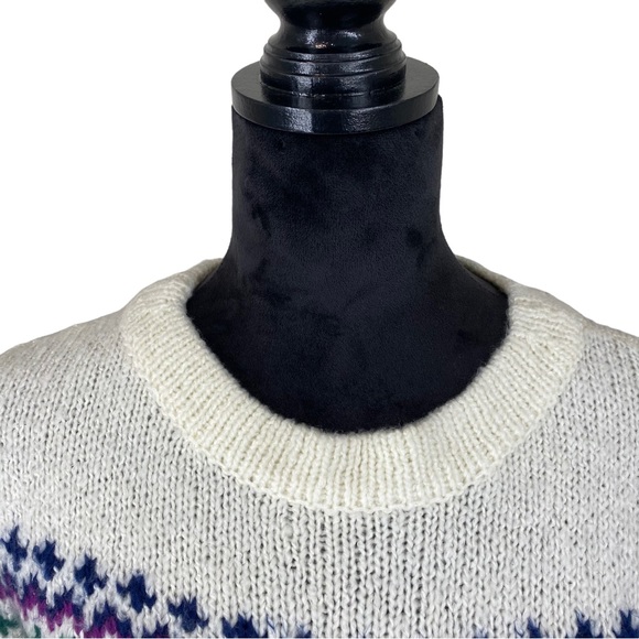 Talbots Fair Isle Mockneck Sweater - Picture 7 of 8